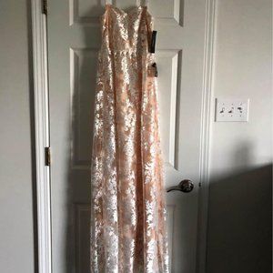 Lulu's Blush Lace Dress